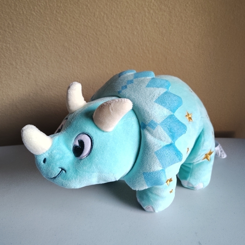 Disney Animal Kingdom Dinoland Triceratops 16" Plush Collectable Dinosaur Toy
